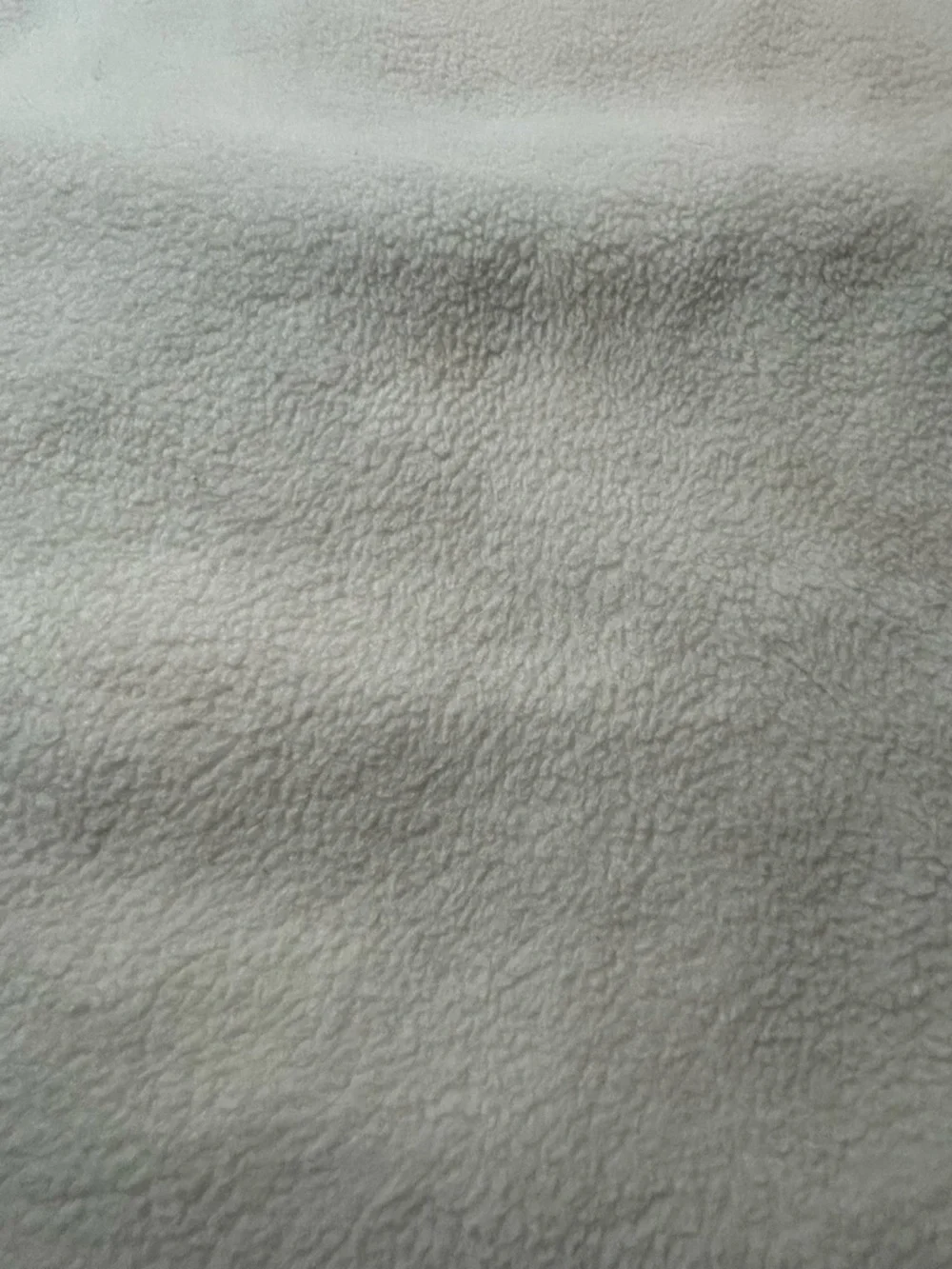 Abercrombie & Fitch Cream Sherpa Fleece with Olive Trim - Picture 8 of 15